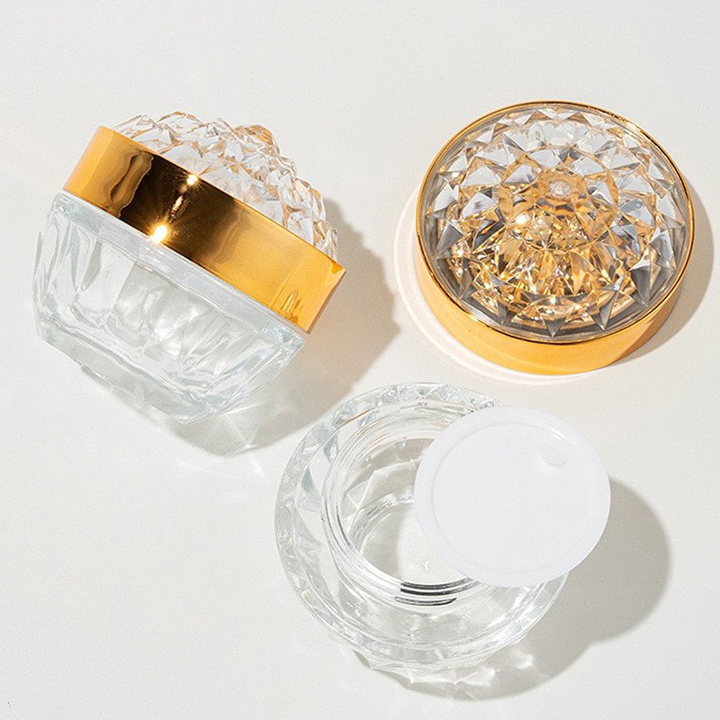 Luxury Skincare Bottles - Botol Krim Wajah Kaca Mewah 50g