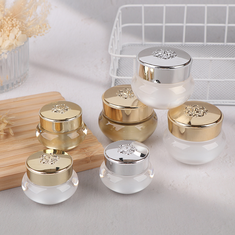 Botol Krim Akrilik Kosong untu - Luxury Skincare Bottles ulasan dan harga