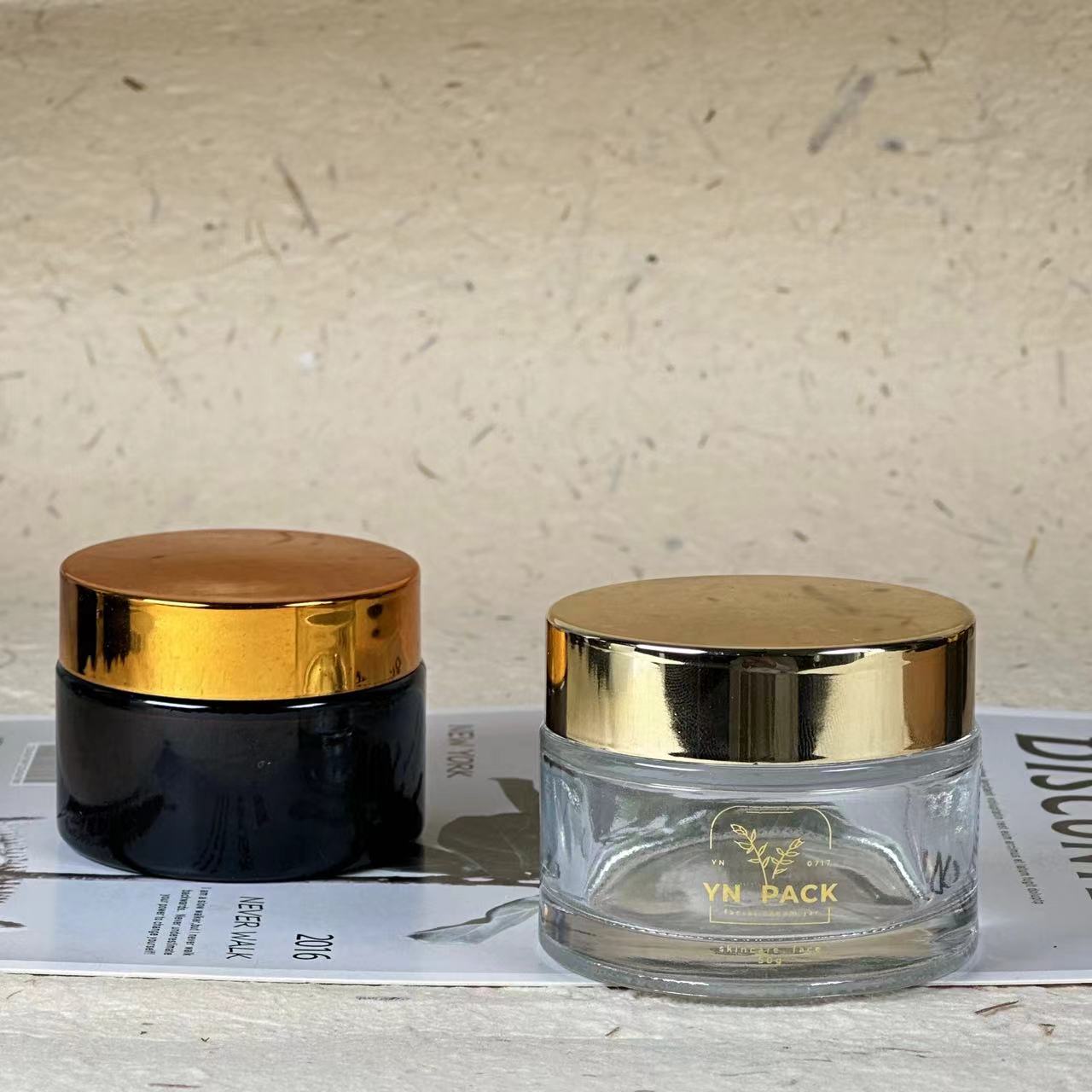 Stoples kaca mewah grosir kaca - Luxury Skincare Bottles ulasan dan harga
