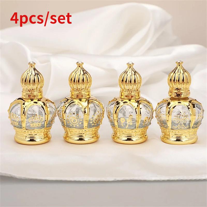 4 Buah/Set Botol Rol Minyak Es - Luxury Skincare Bottles ulasan dan harga